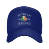 Dublin Ireland Saint Patricks Day Green Shamrock Sun Baseball Cap Summer FeUnisex Unisex  Hip Hop Hats High Sports Baseball Caps