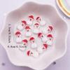 50pcs Resin Mini Colorful Christmas Snowman Tree Snowflower Deer Flat Back Figurines Nail Art DIY Scrapbooks  Accessories