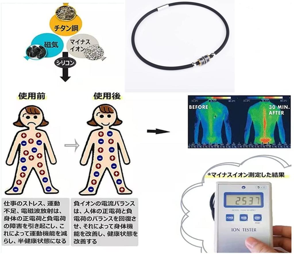 Silicone Magnetic Stainless Luxury Popular Worn by Many Baseball Free from Metal Great As a Gift [FUANNA] Necklace, Germanium, Joint, Steel, Fashion,