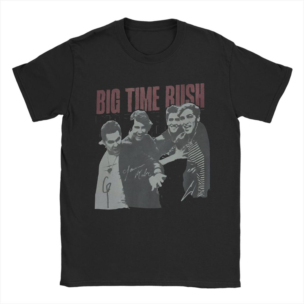 Big Time Rush 2025 Outfit Unisex T Shirts Pure Cotton Tee Graphic Printed  Tops Tshirt