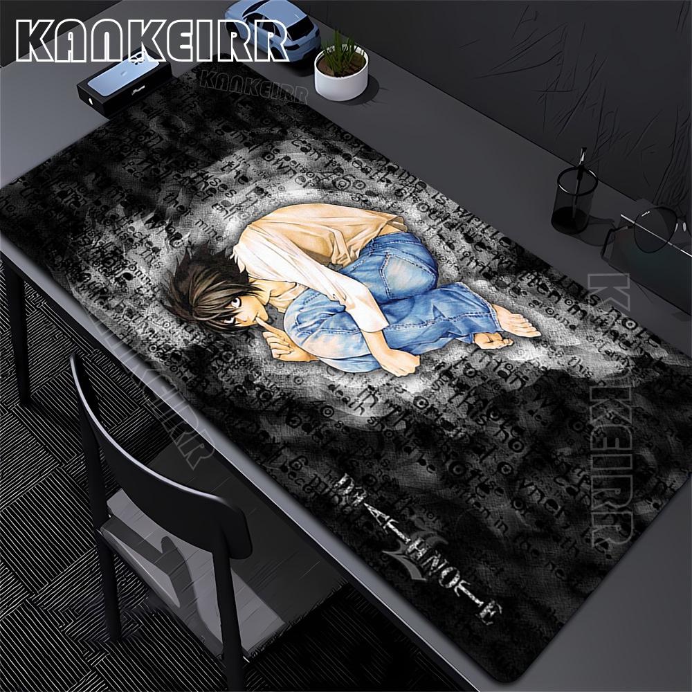 90x40см Японский Манга Тетрадь Смерти Коврик для Мыши XXL Игровой Клавиатуры Ноутбука Расширяемый Коврик для Стола Настольные Аксессуары ПК Утолщенный Коврик для Мыши