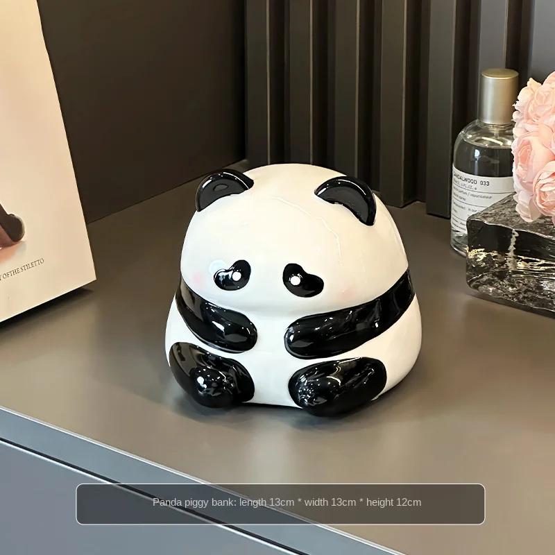 Милая панда коробка для салфеток декоративная копилка креативное домашнее рукоделие гостиная журнальный столик настольная коробка для хранения салфеток