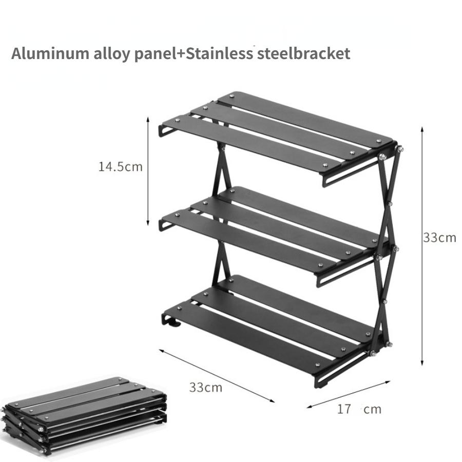 Складная стойка для хранения настольных ПК для кемпинга на открытом воздухе
