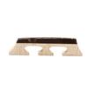 1Pc 6 Strings Banjo Bridge Banjo Bridge Parts and Accessories Replacement Ebony Maple Banjo Bridge for 6 String Banjo