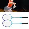 1Pair Light Weight Badminton Racket Set Professional Double Badminton Racquet Shuttlecocks Racquet for 2 Players Playing