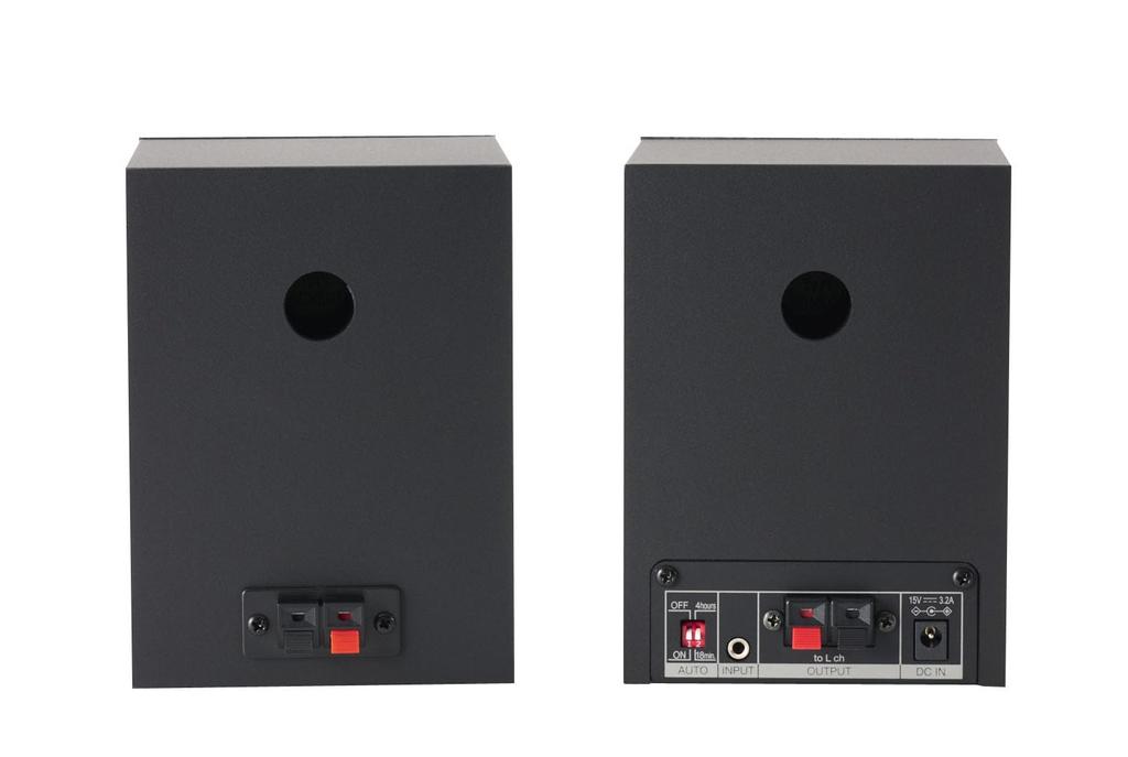 Пара небольших активных колонок FOSTEX с энергосберегающим соединением PM0.1BD Mode/поддерживает Bluetooth5.0/AUX