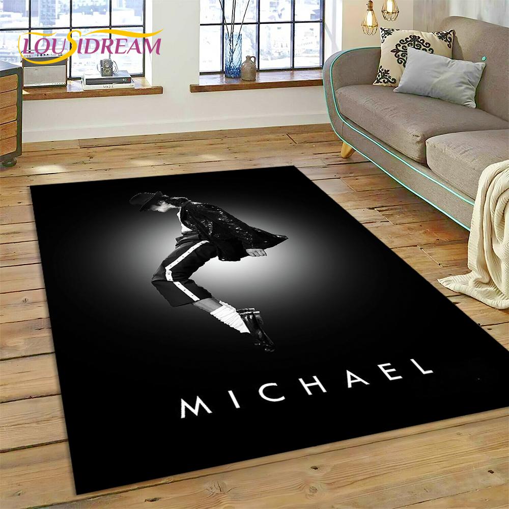 MJ Король Поп-музыки Майкл Джексон Ковер для Гостиной Спальни Домашний Декор, Нескользящий Коврик Декорация для Дивана Прикроватный Коврик Подарок