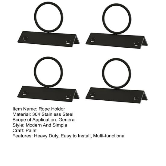 4 шт. угловая стойка держатель каната сверхпрочный нержавеющая сталь 304 кронштейн для канатного ограждения держатель лестничные перила настенный потолочный крюк декоративное кольцо опора для каната