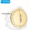 10 шт. пустых монет для гравировки, 1,6-дюймовые заготовки монет для лазерной гравировки для лазерной гравировки, штамповки с защитными коробками для поделок своими руками