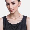 Rose Gold Austrian Crystal Designer Necklace Set For Women
