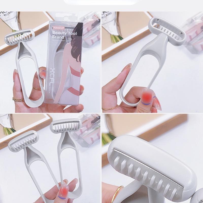 1 шт. Нож для удаления волос на теле, подмышках, ногах, бикини, лезвия для удаления волос, женские, 3 цвета, ручной нож для удаления волос