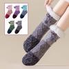 Anti Slip Thick Thermal Socks Knitted Fleece Socks Women Soft Plush Floor Socks  Men Women