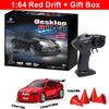 1/64 Or 1/43 Mini Drift Rc Car Remote Control Racing Vehicle With Led Lights Radio Controlled High Speed Car Desktop Toys