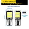 10PCS T10 W5W LED Bulbs 4014 26SMD Canbus 168 194 Signal Lamp White For Car Interior Parking Position Map Dome Light Bulbs 7