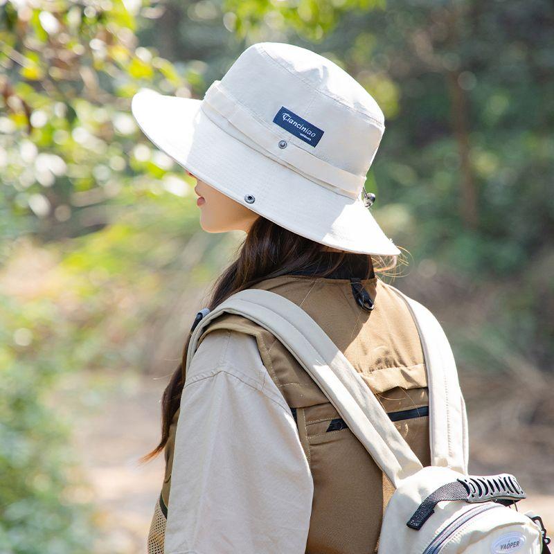 Солнцезащитная водонепроницаемая шляпа-ведро с завязками на шнурке для спорта, быстросохнущая, летняя шляпа для альпинизма