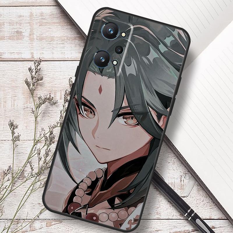 Чехол Xiao Genshin Impact для Realme GT 7 Pro 6 5 GT 6T C67 C61 C55 C53 C51 C21Y C25S C75 10 11 12 13 14 Pro Plus