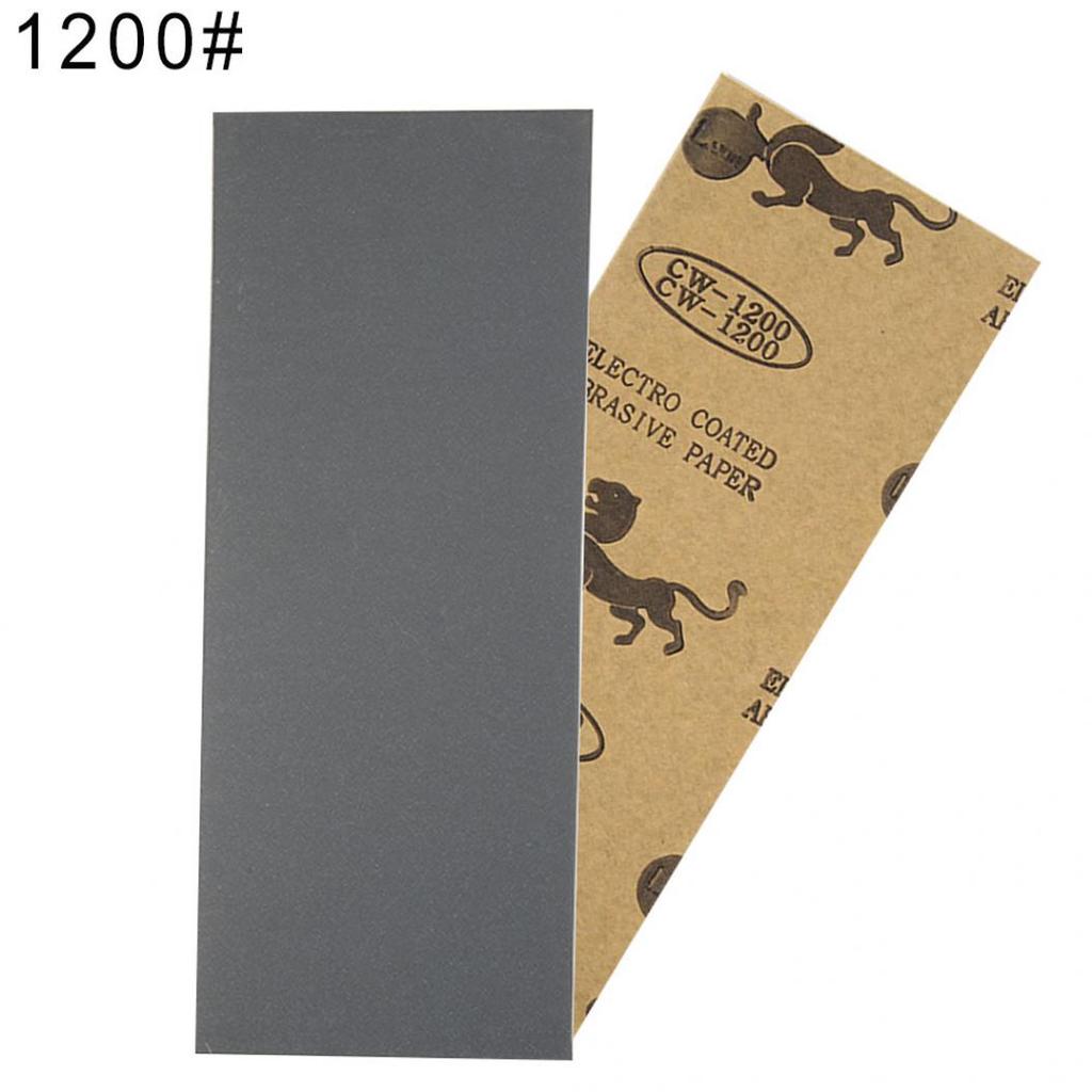 Wet Dry Sandpaper Sheets 400/600/800/1000/1200/1500/2000/2500# Polish