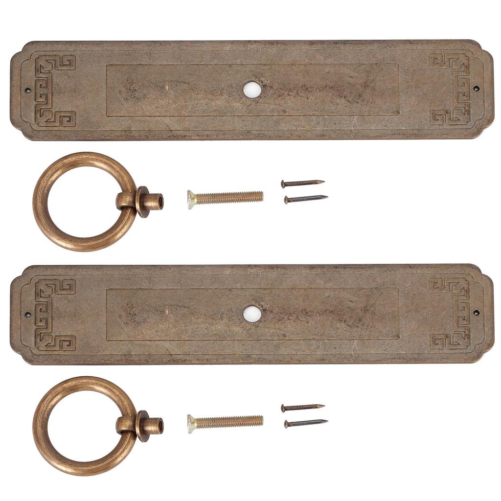 2 Sets Chinese Style Handle Single Hole Door Pull Knobs for Kitchen Cabinet Furniture Hardware