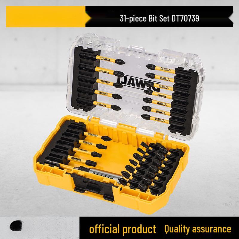 Набор бит для электрической отвертки - Сильно магнитные, Нескользящие, Высокая твердость, Крестовые (Phillips), Шестигранные (Hex), Torx, Вольфрамовая сталь.