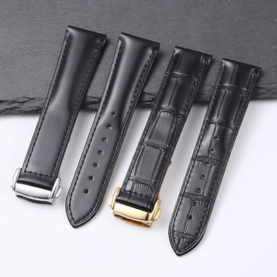19мм 20мм 21мм 22мм Ремешок для часов из натуральной кожи для часов серий OMEGA DE VILLE SEAMASTER SPEEDMASTER Аксессуары для ремешков