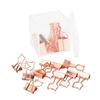 20Pcs Binder Clips Little Bear Design Sturdy Durable Iron Widely Used Paper Clips for Document File Clothes