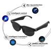 Translation Bluetooth Glasses Earphones AI Real Time Sunglasses  for Driving Cycling