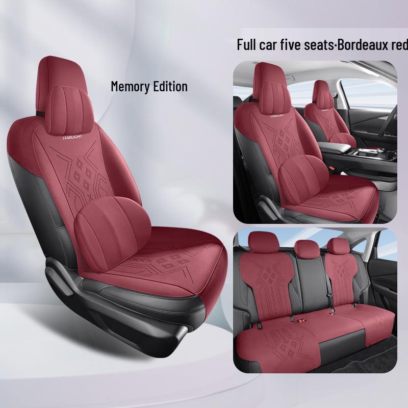 Wuling Starlight Suede Saddle Pad Car Seat Cushion - Universal Fit for All Seasons