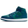 Женские кроссовки Air 1 Mid Teal French Blue Sky-J-Teal Sky-J-French-Blue White BQ6472-301