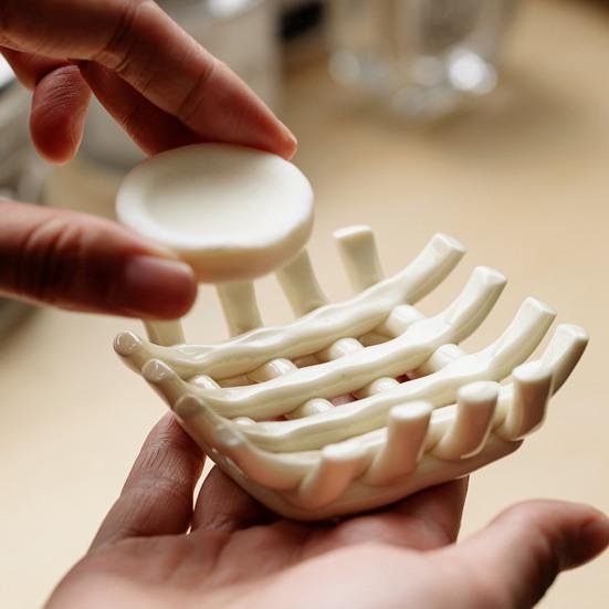 Органайзер для хранения мыльницы в ванной комнате, самоотливной полый держатель для мыла в ванной комнате