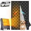 Insulated Rv Door Curtains 33X80Inch Windproof Screen Magnetic Screen Door for Travel Outdoor Protection Camping Winter Home