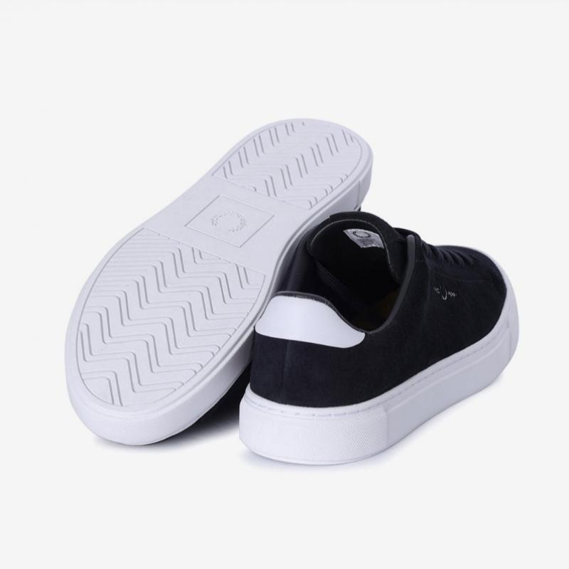 Fred Perry B71 Замшевые Современные Кроссовки Темно-синие