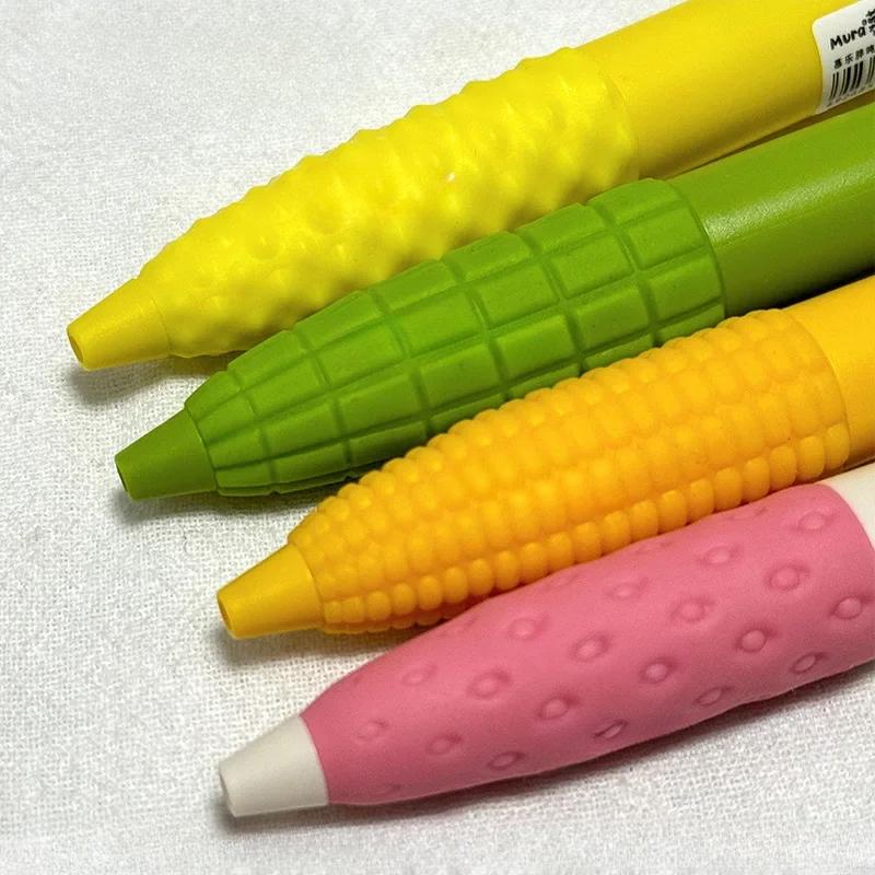 3 шт./кор. креативная гелевая ручка с запахом еды 0,5 мм, быстросохнущая, ручка для записей на экзамене, детский подарок, канцелярские принадлежности для школы