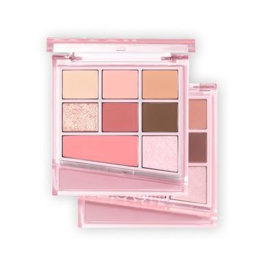 Espoir Real Eye Palette Совершенно новая 3 Rosy BB REAL EYE PALETTE ALL NEW Палетка теней для век с и матовые Корейский Официальный espoir №. 5,9 г 8-цветных блесток,