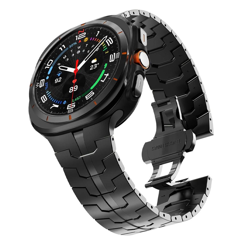 Men Stainless Steel Strap for Samsung Galaxy 8 classic 46mm Ultra 2025 Luxury Link Bracelet for GALAXY 7 6 5 4 44mm 40mm Band