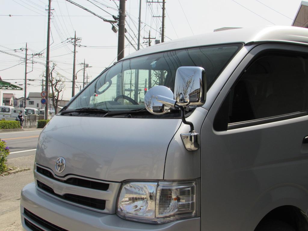 BRIGHTZ Chrome Door Mirror Covers for Toyota Hiace Van 200 for Type and 4 [MIR-SID-241] (Narrow, Standard, Wide) I, II, III, IV, 1, 2, 3, (Product