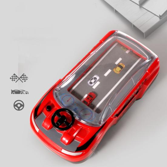 Тренировка мышления Игра для мозга Изысканная портативная симуляция Гоночная машина Машина Мультяшная консоль