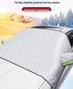 Universal Magnetic Sunshade: Thickened, Snowproof, Anti-Freeze, Light-Blocking Car Cover for Front Windshield