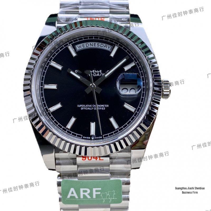 Мужские механические часы ARF серии Lao Jia Ri Zhi с двойным индикатором даты