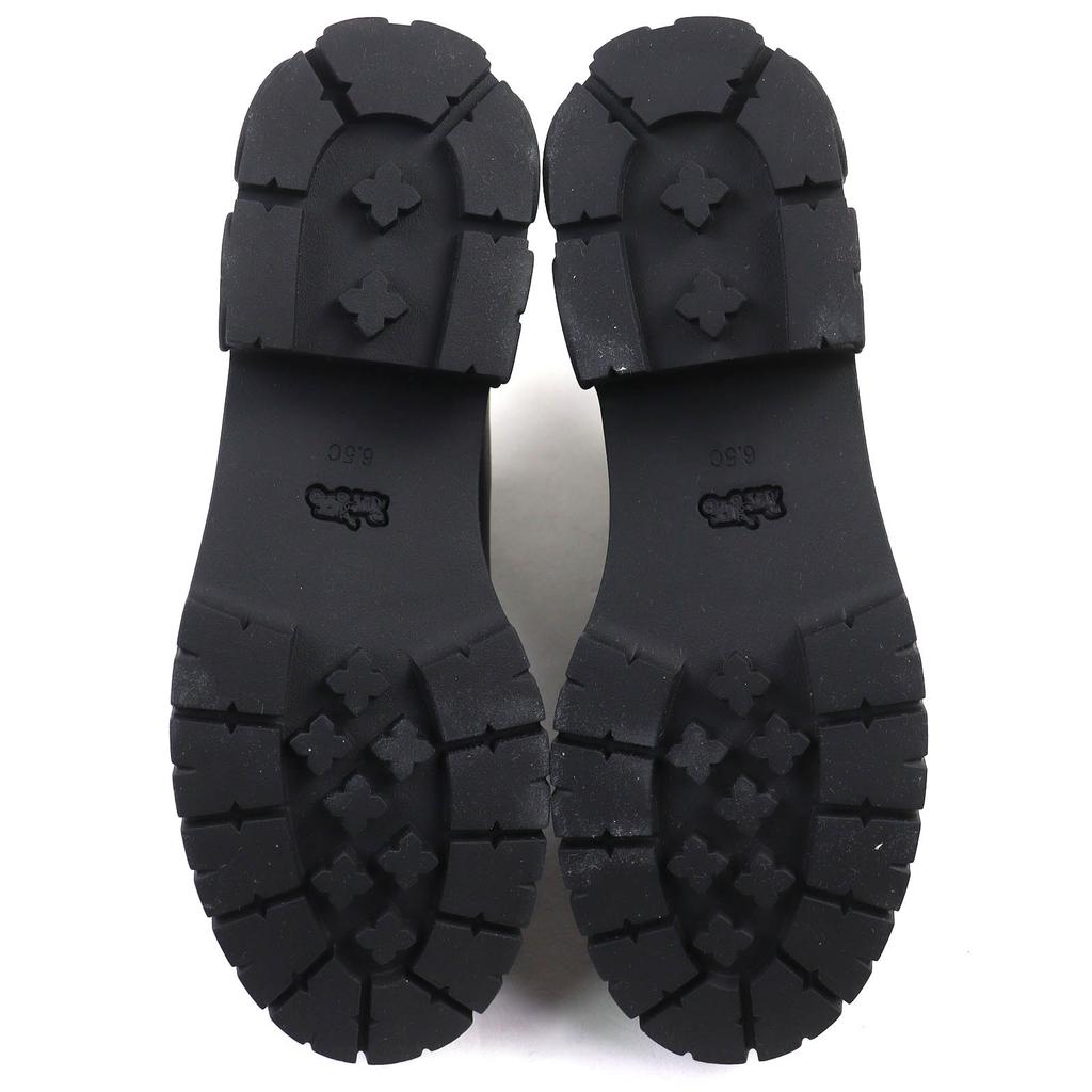 Отличные короткие ботинки COACH Lead Booties ботильоны с боковыми резинками черные 6.5 CM588 Б/У