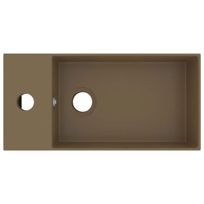 VidaXL Lavabo de Salle de Bain avec Trop-plein Vasque à Poser de Toilette Lave-mains de Salle de Bain Cuisine Maison 146996