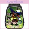 Просторный рюкзак Ben10 из ткани Оксфорд для детей, легкий и удобный школьный рюкзак
