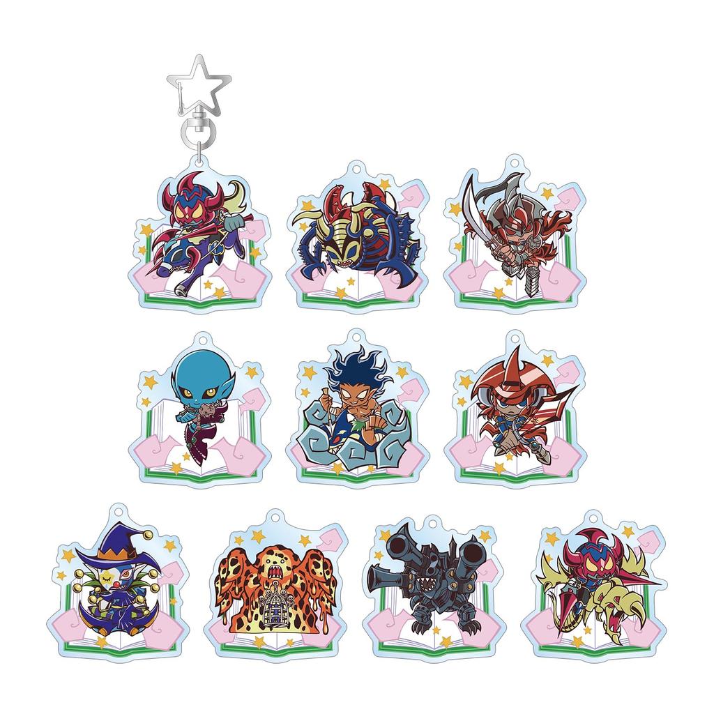 Yu-Gi-Oh! Duel Monsters Trading Toon World Taste Deformed 4th Series Acrylic Keychains Box of 10