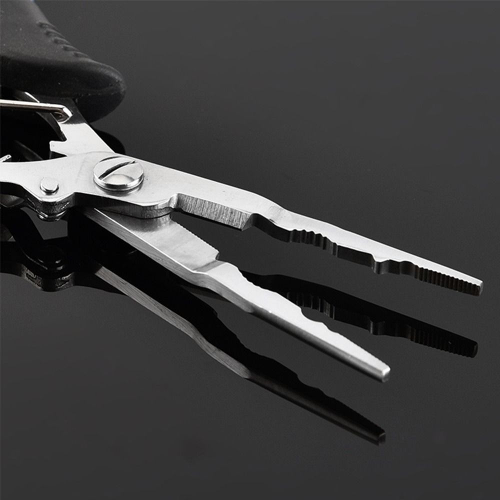 Pliers with Rubber Handle Steel Pliers Stainless Pliers Tongs Fish Mouth Pliers Hook Fishing Pliers