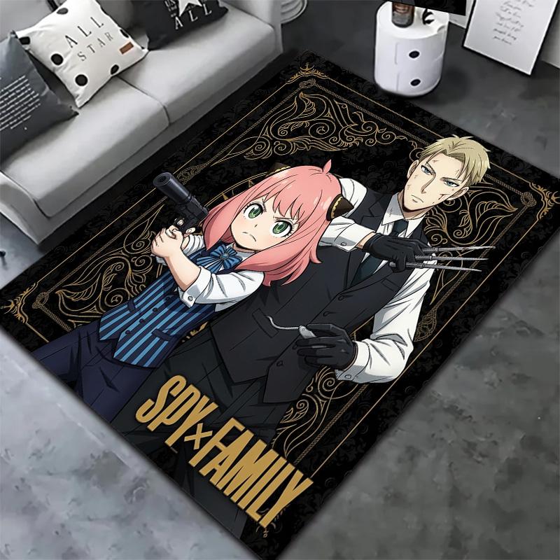 Spyxfamily Carpet Rug For Living Room Bedroom Home Sofa Decoration Kids Play Nonslip Floor Mat