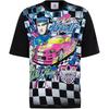 adidas Мужская футболка adidas Originals x Jeremy Scott с графическим принтом в стиле ралли-рейсинга Черный HG6512