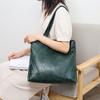 Tote Bag with Genuine Leather Texture Autumn Winter High-capacity Simplicity Advanced Feeling Versatile Unique Shoulder Bag