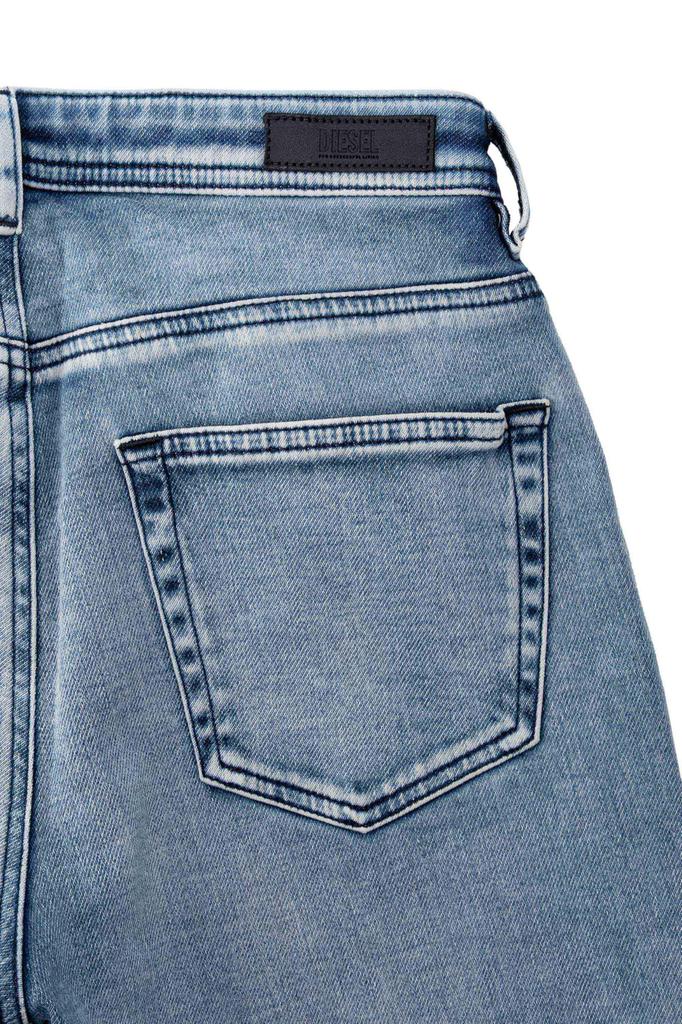 Diesel Women's Regular Loose Fit Pants, 2024 P-MIRT-NE, A18068R69ZU 01, Indigo Blue, Size 28