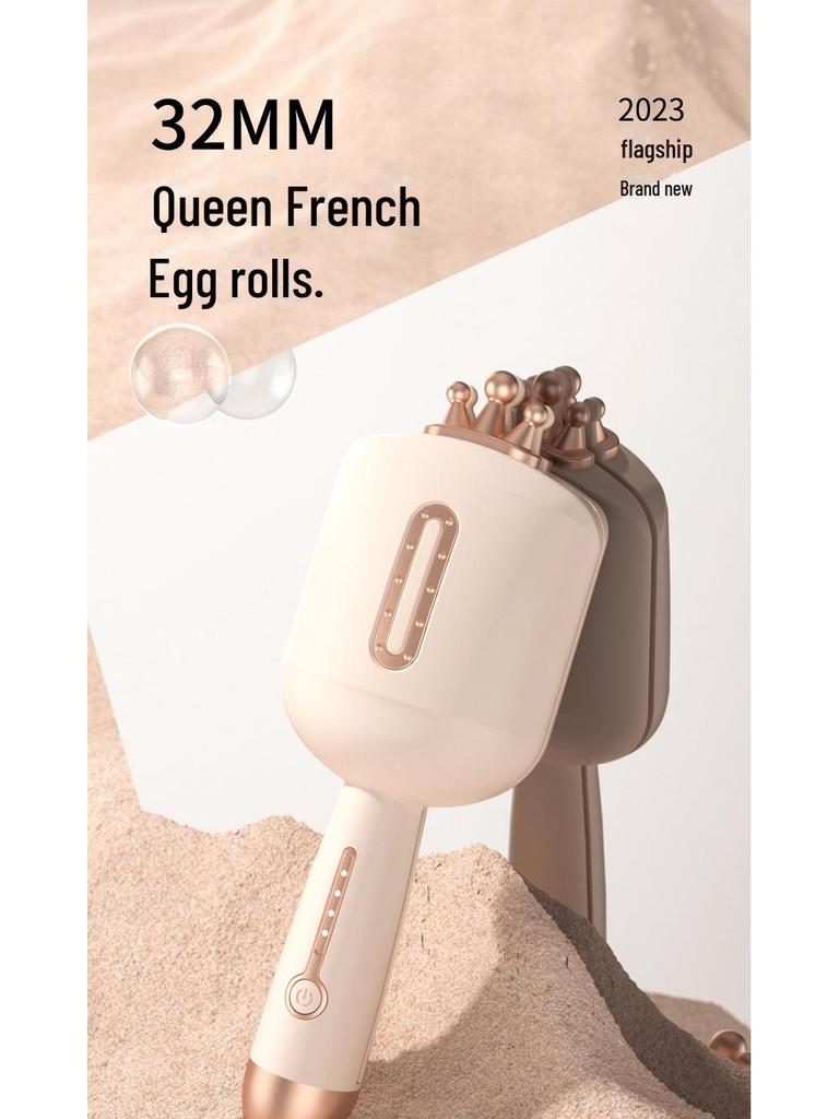 Милая плойка для завивки яичного ролла: Стильный, удобный инструмент для волос для роскошных локонов.