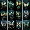 5D Алмазная картина Бабочка Полная квадратная круглая вышивка Мозаика Животное Ручная работа Подарок Настенный декор