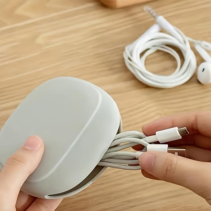 Портативный Маленький Чехол для Хранения Кабелей, Упаковочный Кубик для Наушников, Органайзер для Электронных Зарядных Устройств для Путешествий